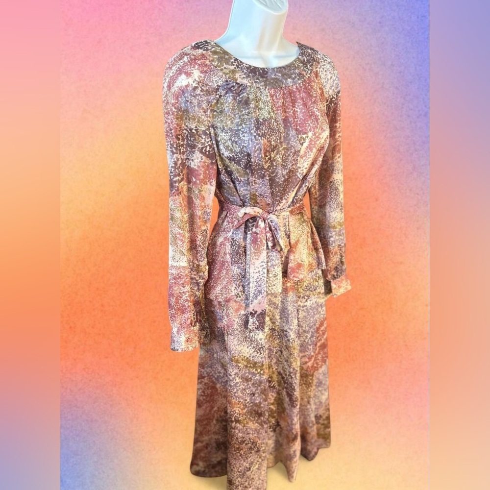 Vintage 1970’s sheer two piece set with matching belt